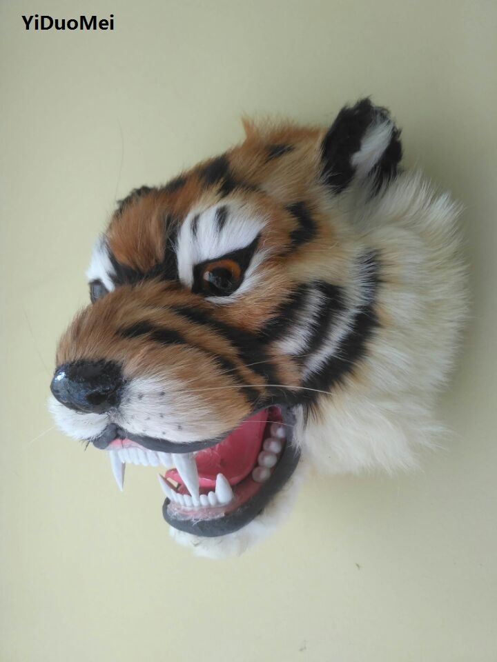 Head Racket Boom - Duża 24x20cm sztuczna głowa tygrysa model,