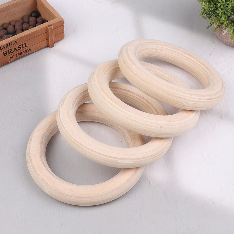 Gymnastic Ring Wood - 2 szt./para Przenośne kółka gimnastyczne do