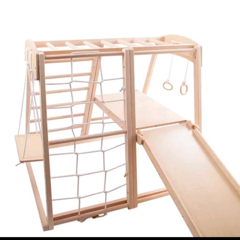 Indoorowa plac zabaw Montessor – Gymnastic Ring Wood recenzja i cena