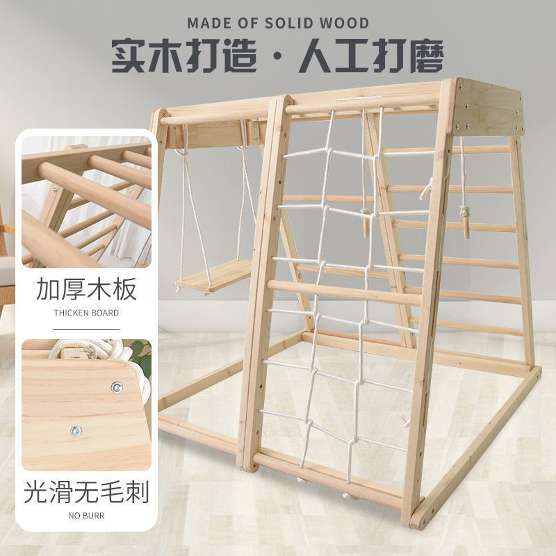 Indoorowa plac zabaw Montessor – Gymnastic Ring Wood recenzja i cena