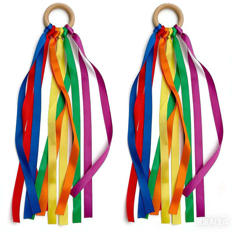 Tęczowe latawce ręczne, różdżk – Gymnastic Ring Wood recenzja i cena