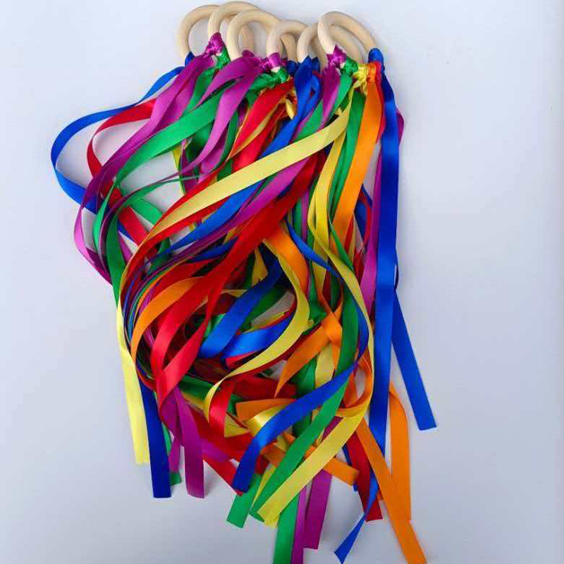 Tęczowe latawce ręczne, różdżk – Gymnastic Ring Wood recenzja i cena
