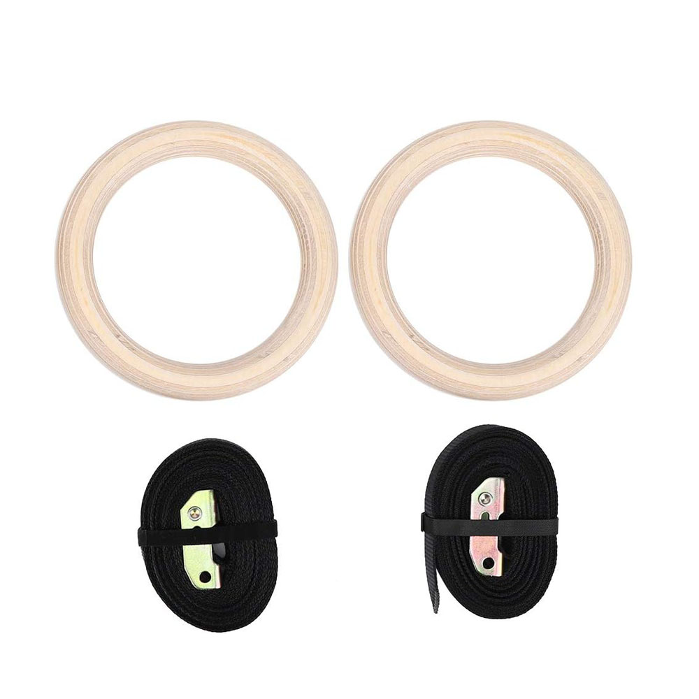 Kółka gimnastyczne do treningu – Gymnastic Ring Wood recenzja i cena